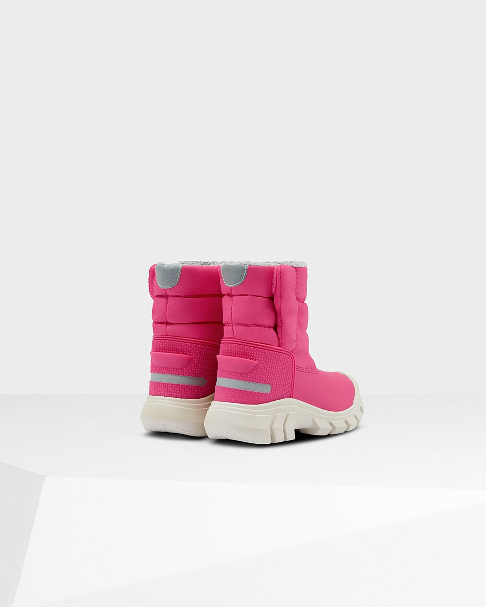 Hunter Niños Original Little Insulated - Botas de Nieve Rosas Claro - 849-NDTXRJ